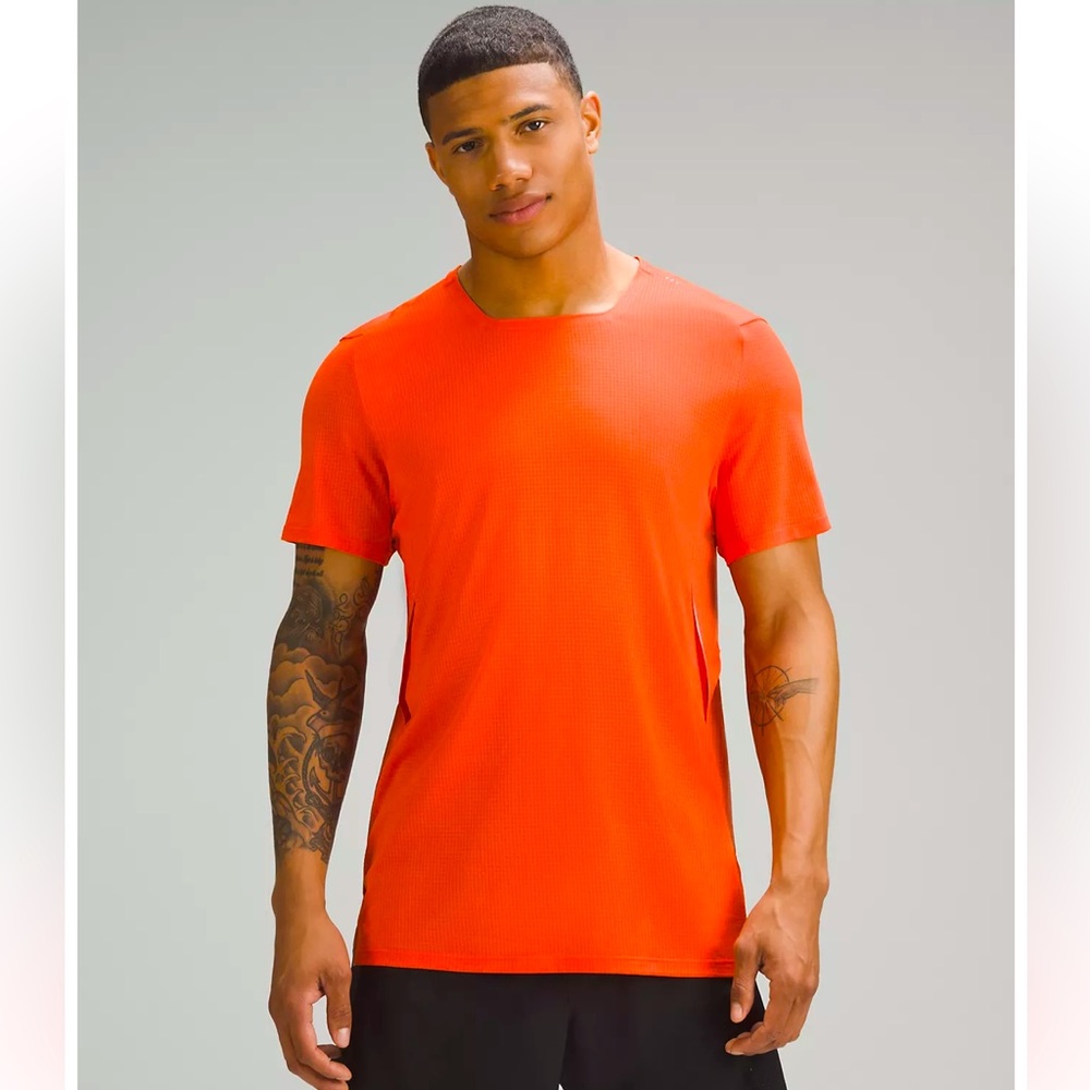 Lululemon Fast and Free Shirt Sleeve Airflow Shirt, NWT Size XXL